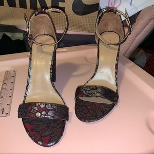 Burgundy heels